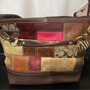 Coach Holiday Patchwork Purse